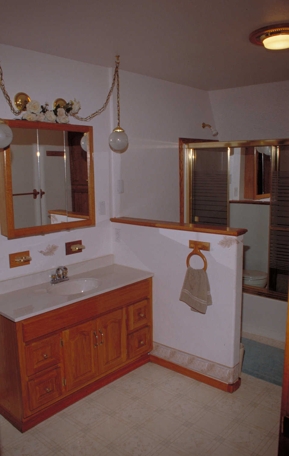 Master bath — This well planned, attractive bathroom is the result of some serious shopping.