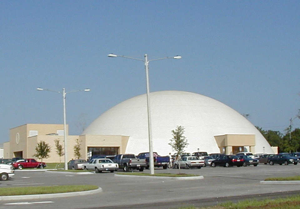 Built for growth — Located in Brooksville, Florida the dome church has a seating capacity for 2,300 — 1,000 more than its current membership.