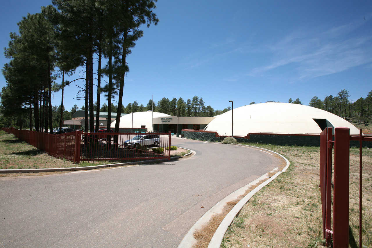 Unique Location — Cradleboard Elementary is on an Apache Reservation, at 7000 feet in Arizona’s high country, nestled among the Ponderosa Pines.