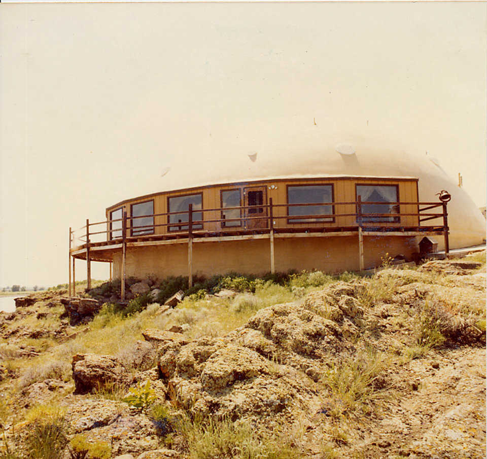 Deck the Dome — At Cliffdome, the Souths’ deck curved around the dome and provided a breath-taking view of the area.