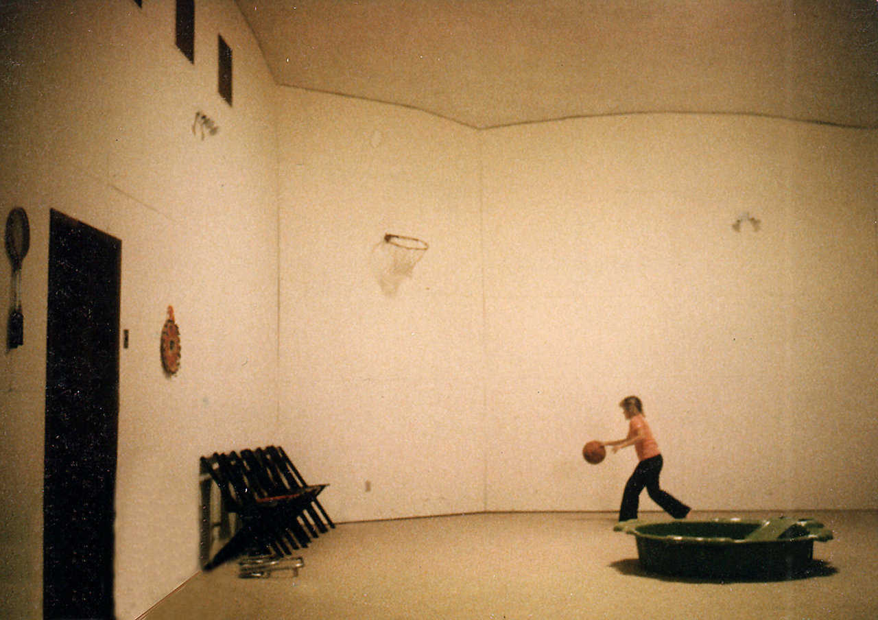 A Dome-Home Gym — Melinda South and her siblings enjoyed playing basketball and roller skating in Cliffdome’s gym.