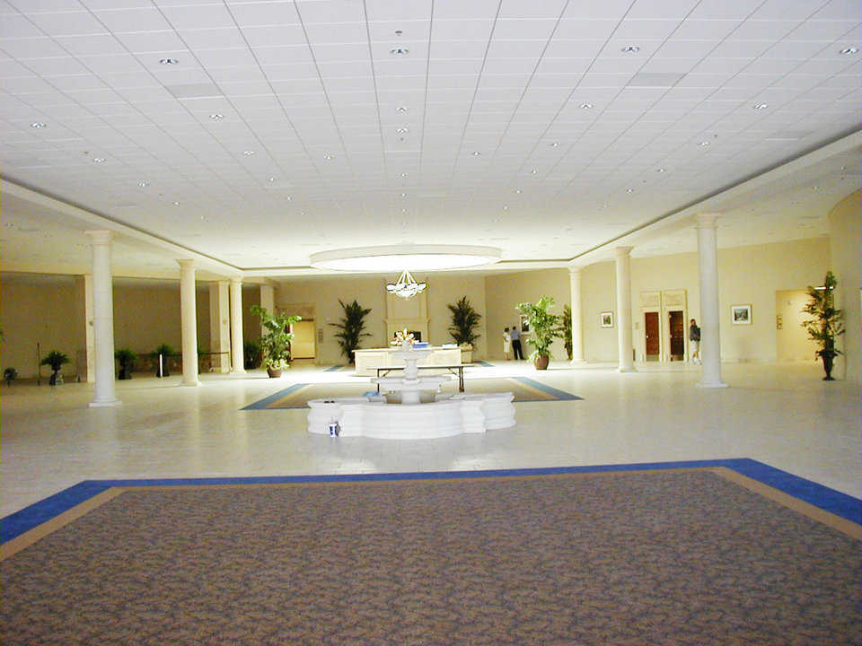 Fellowship Hall — In addition to the Fellowship Hall, this Monolithic Dome houses classrooms and a 100-seat cafe or dinner theater and a gymnasium.