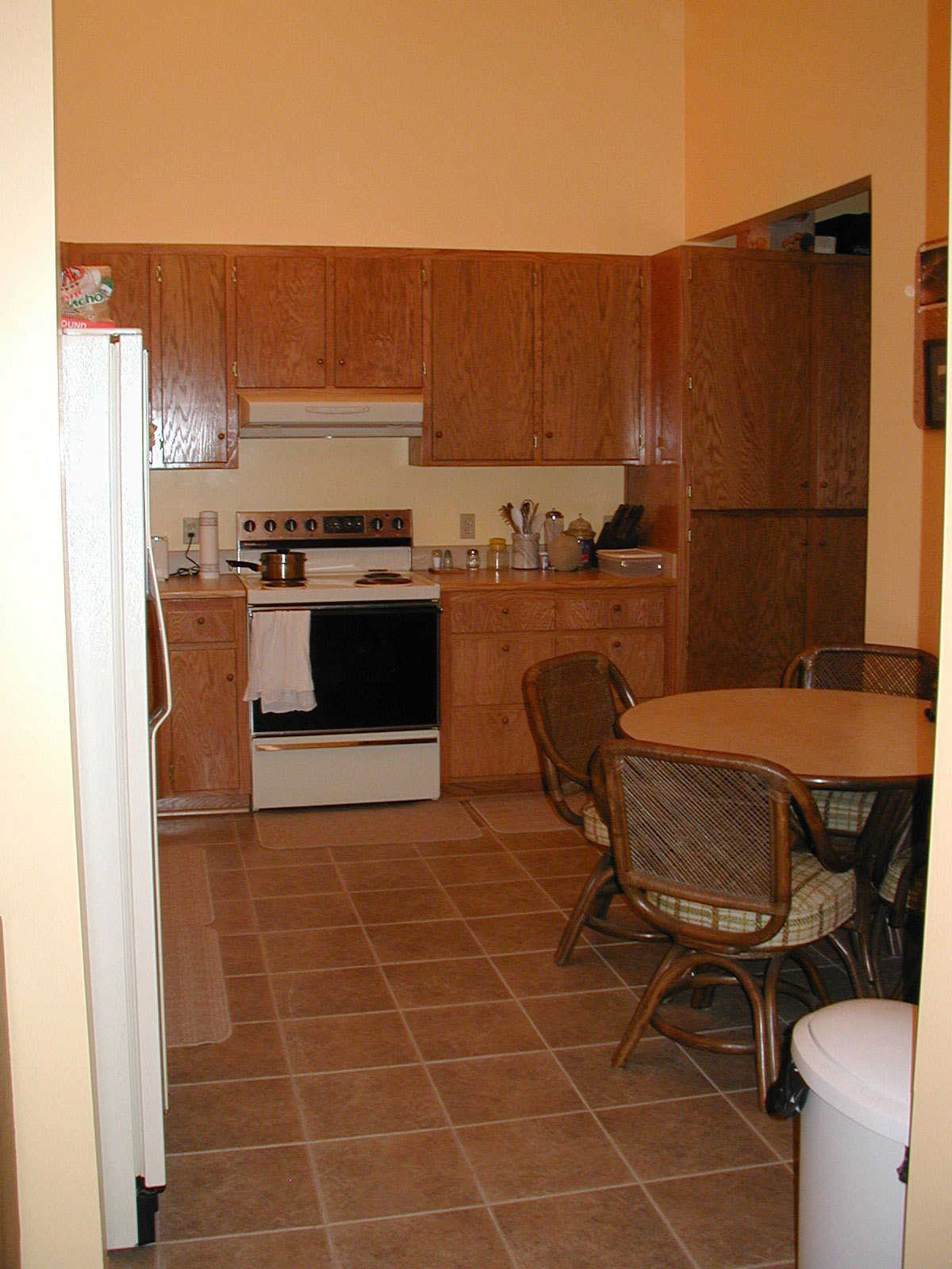 Kitchen — Theresa O’Dell enjoys cooking in her easily maintained, efficiently arranged kitchen.