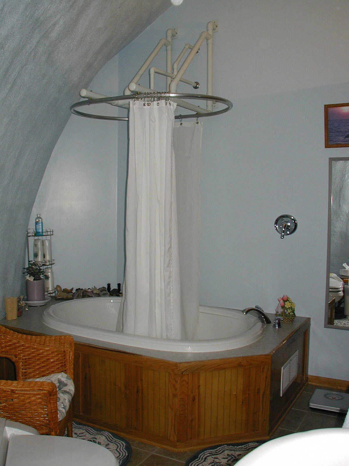 Master Bath — It includes a shower/tub combo.