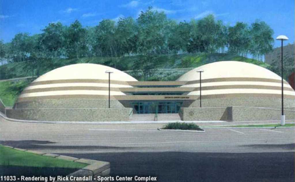 Architect’s rendering — Rick Crandall of The Crandall Design Group, Mesa, Arizona designed the Breckon Center.