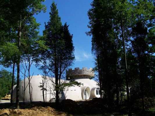 Eagle’s Eye — This Monolithic Dome home looks like a medieval castle, but it was designed and built with 21st century technology.