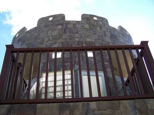 Medieval balcony — One could easily picture Juliet awaiting Romeo on this balcony.