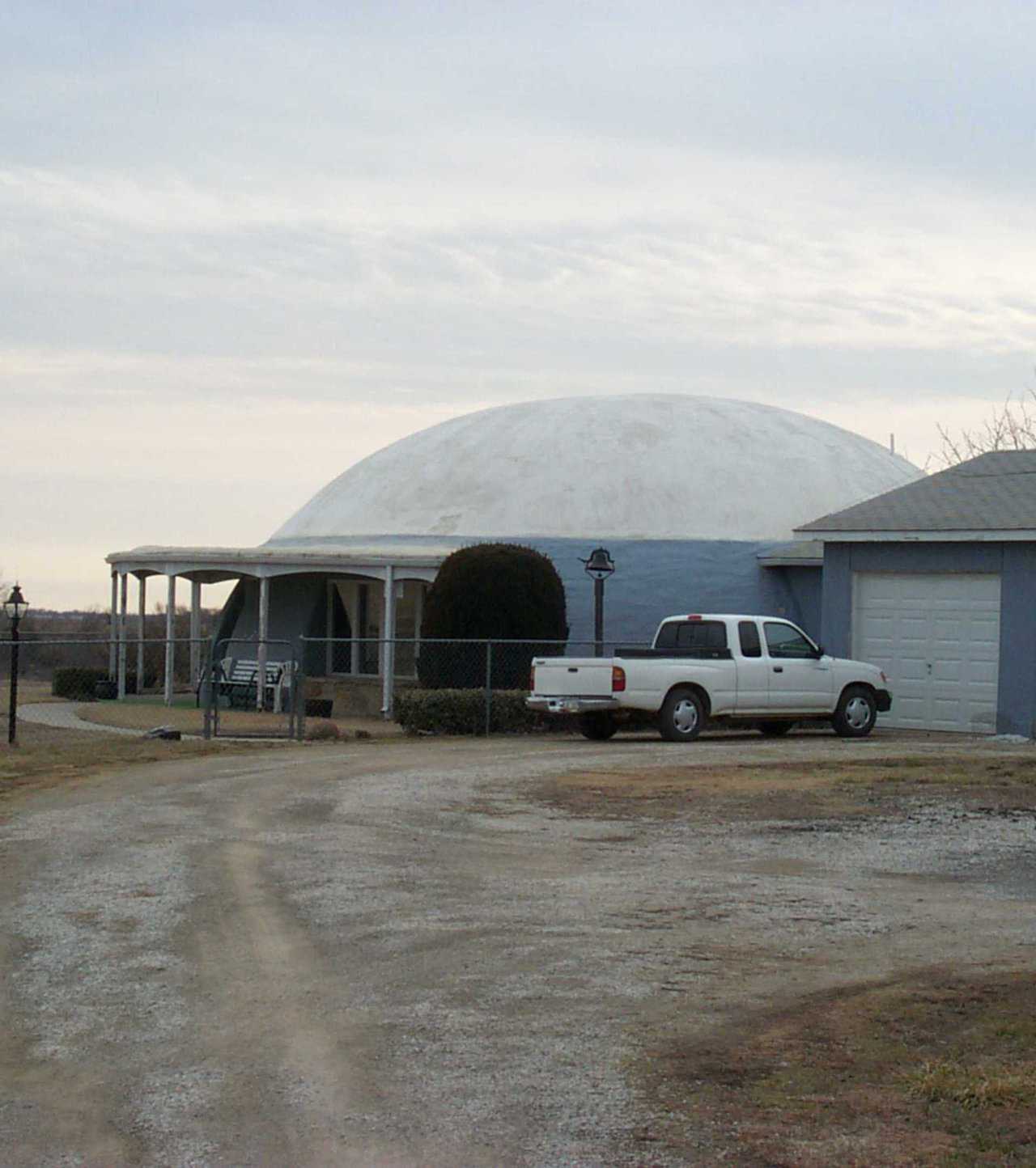 Patio — The Stewarts enjoy their covered patio, the clean, country air and the surrounding view.