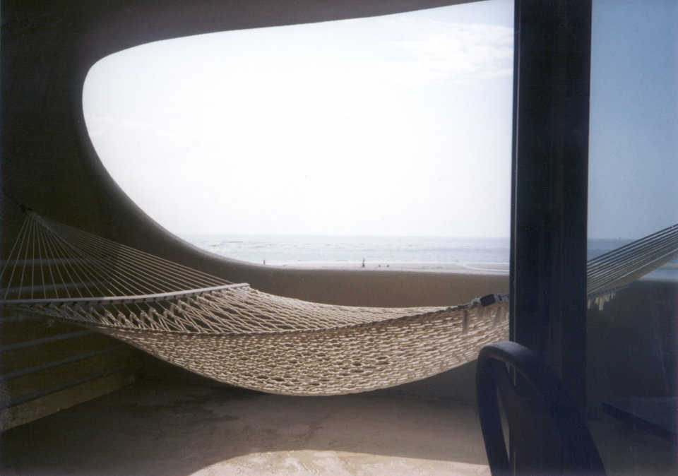 How about a nap? — Balcony just outside the master bedroom includes an inviting hammock.