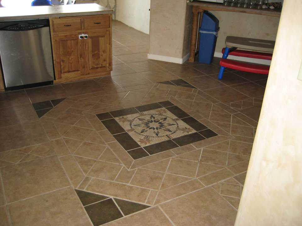 No monotony here — Artsy tiles create an interesting, delightful floor.