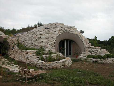 A back entrance.   — To date, Al said that he has moved more than 170 tons of rock and he’s not done yet.