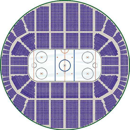 Huge hockey arena — A Crenosphere designed as a national or international hockey arena could accommodate thousands of fans and provide each with an unobstructed view of the action.