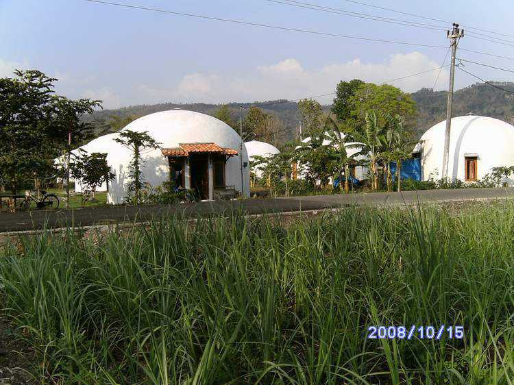 Optional Lighting — The village has electricity, but the residents of each EcoShell have the option of either turning on and empowering their homes or not doing so.