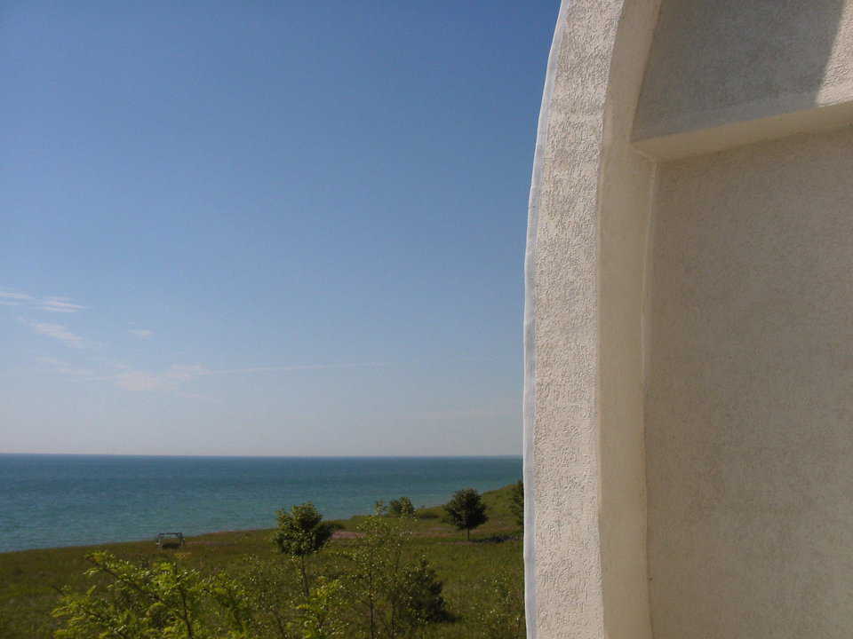 Balcony — Built off the dome’s third level, this balcony overlooks Lake Michigan.