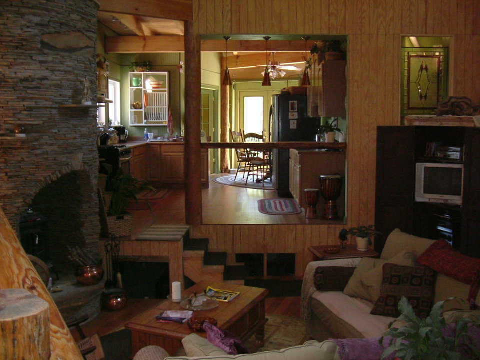 Gracious living – At Cloudome, Chuck, whose background is design, did all the interior and exterior planning and decor.