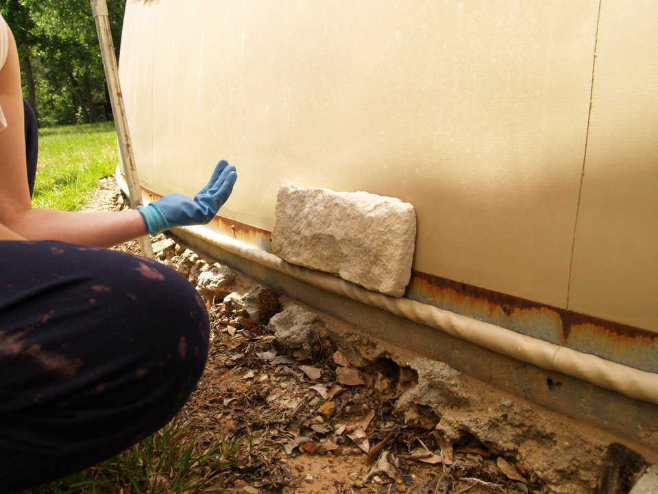 The Stoning – Karen and her mom did most of it on their own.