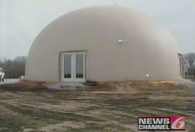 Dome in Marlow, OK survived a 3000 acre wildfire.