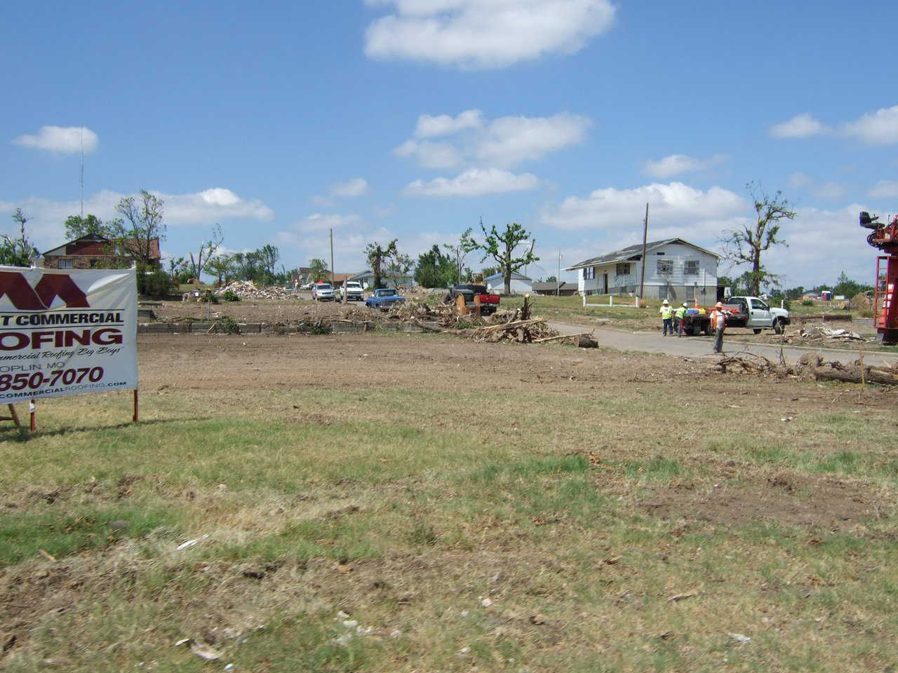 Some houses survived but need lots of work.