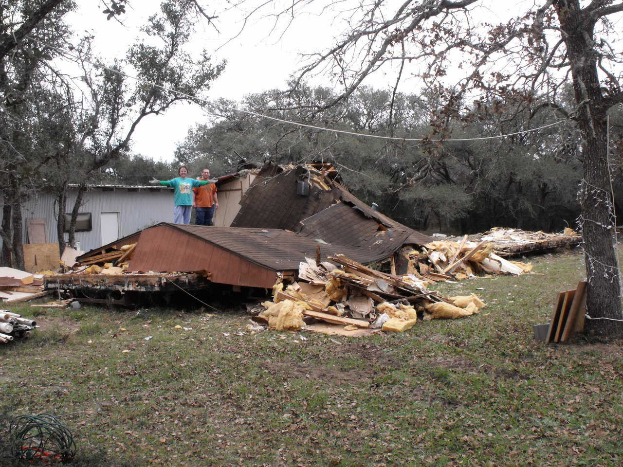 Once Jay decided that he wanted a Monolithic Dome as his retirement home, he cleared his eight acre site near Victoria, TX.