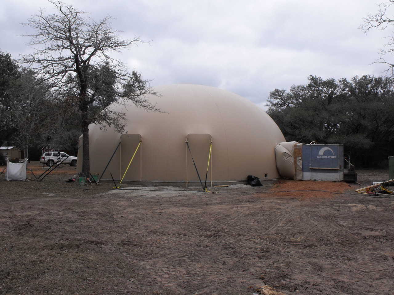 Jay’s dome is still very much a “work in progress.”