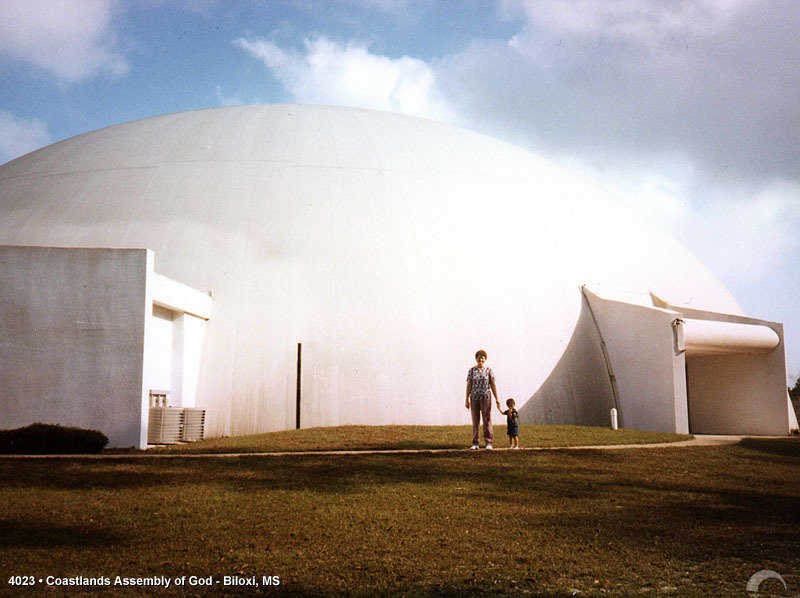 Side view of the New Life Family Church in Biloxi in 2003.