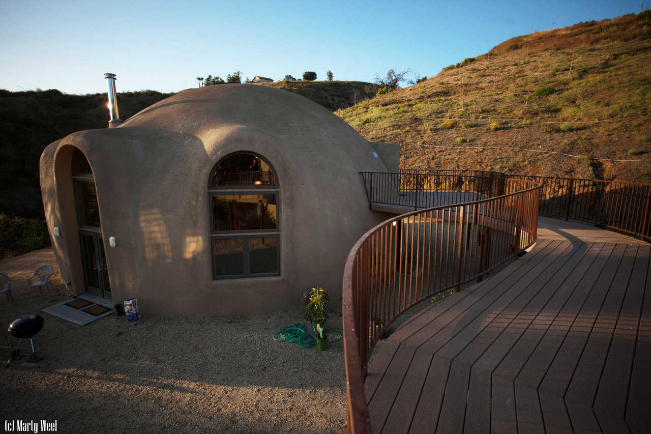 The McWilliams’ new homesite now includes a dome home and a combination dome garage/guest house.