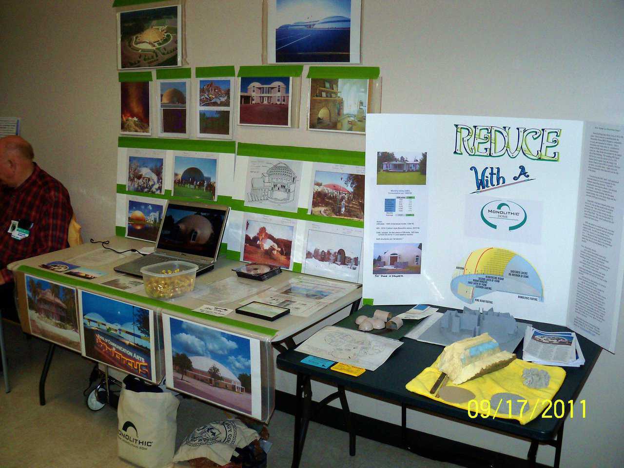 Save Green Expo exhibit by Chris and Maddy Ecker