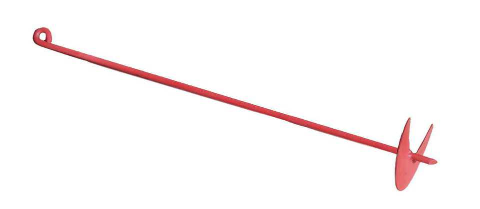 Ground Anchor – Available in 15" to 48" long, 1/2" – 3/4 " diameter. Using ground anchors, we attached the concrete blanket into the soil.