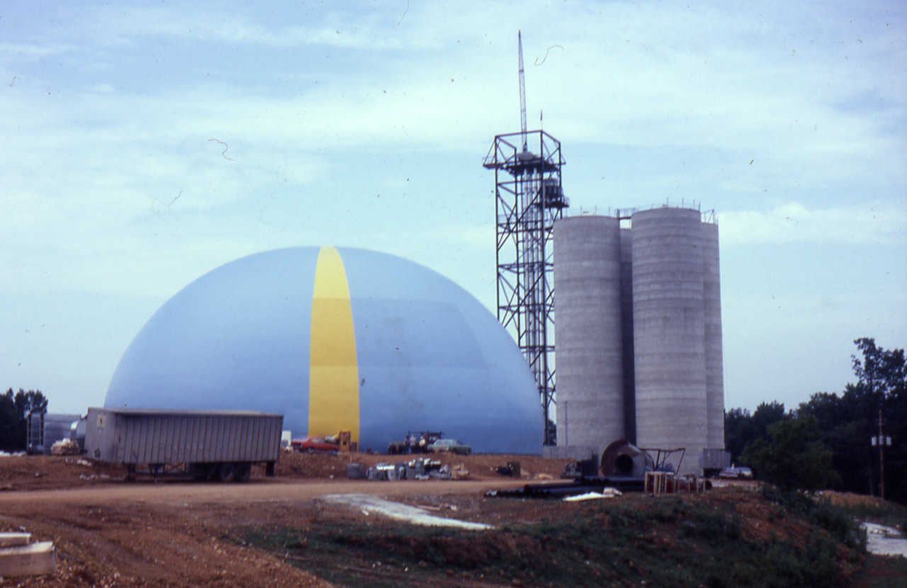Retired professor, Dr. Arnold Wilson, engineered a large, one million bushel grain storage in Alabama.
