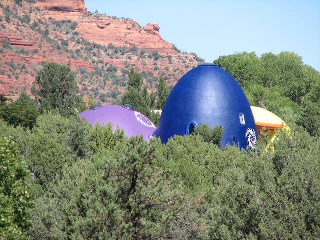 Xanadu is easily seen entering Sedona on Arizona Highway 179.