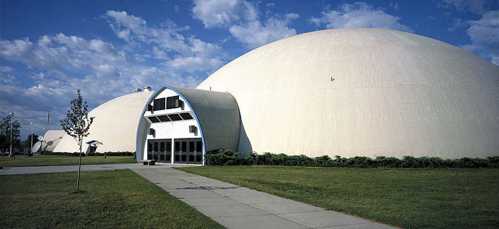 Emmett High School — Located in Emmett, Idaho, this five-dome facility was the first Monolithic Dome school built.