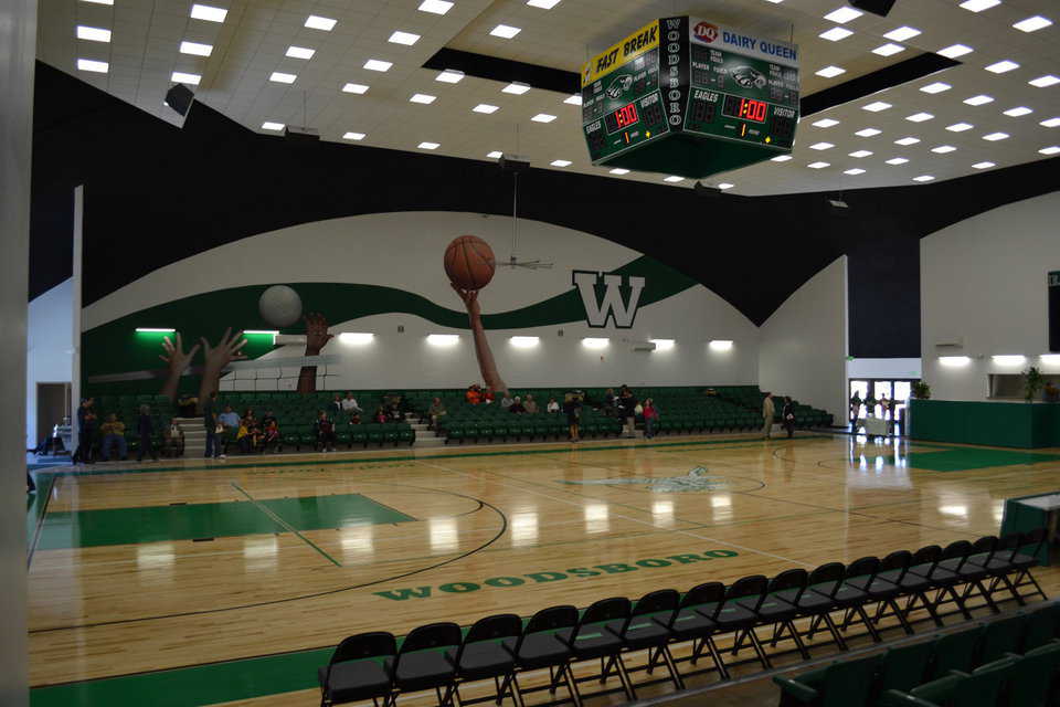 In case of a hurricane and an order to evacuate, DuPont’s crew of first responders will head for this gym, shelter there till the hurricane passes, and then assess damages at DuPont’s facility.