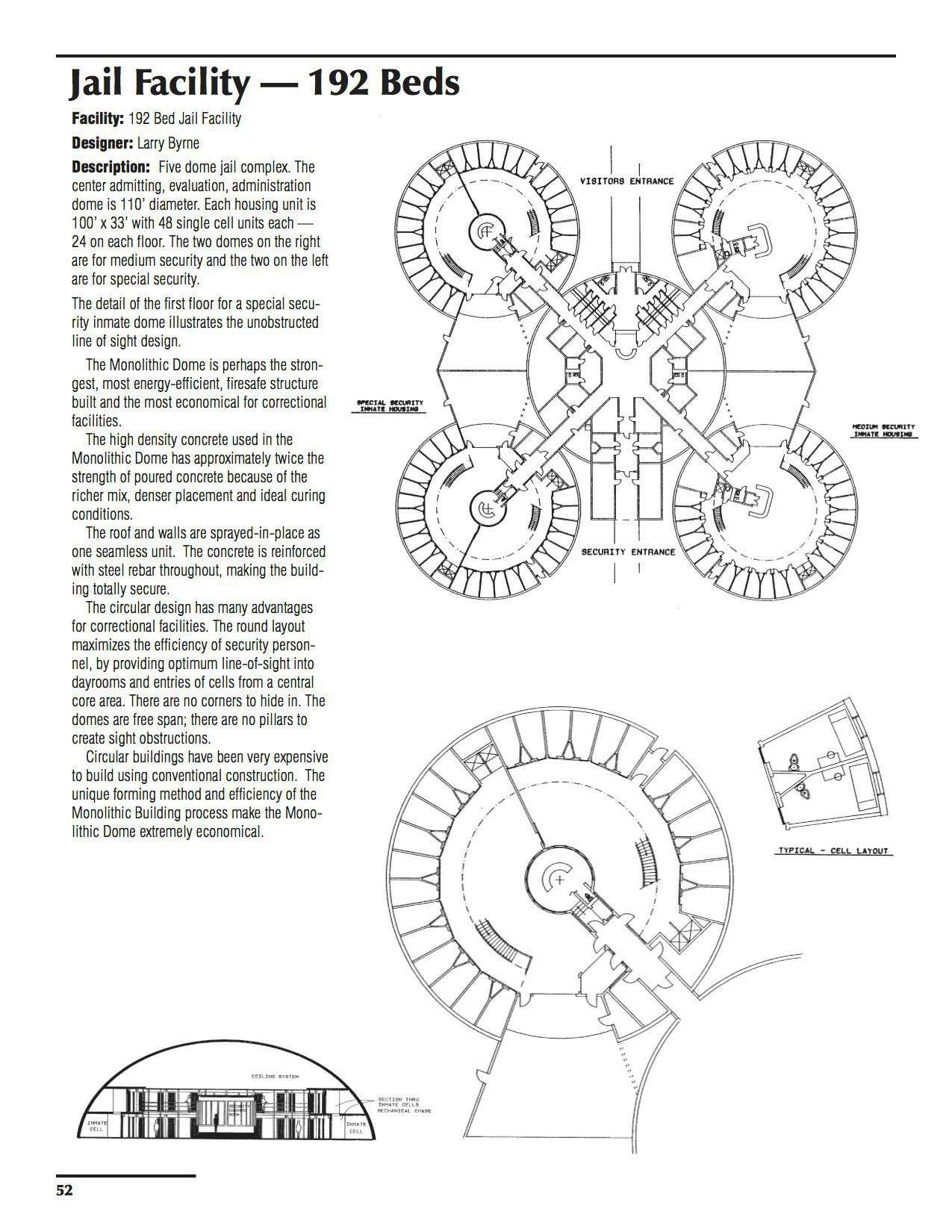 Sample pages – Jail Facility prototype