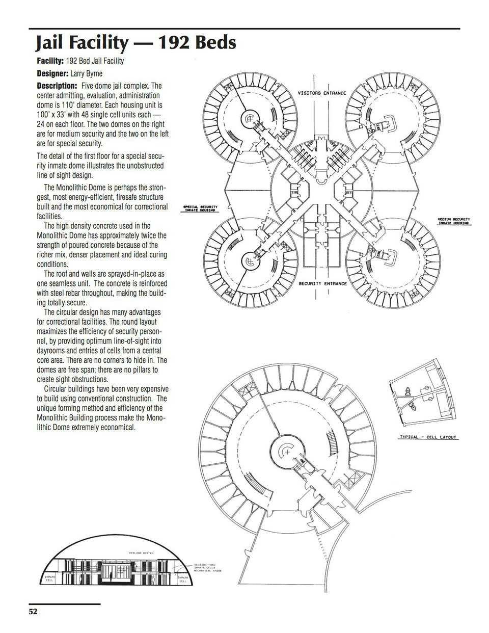 Sample pages – Jail Facility prototype