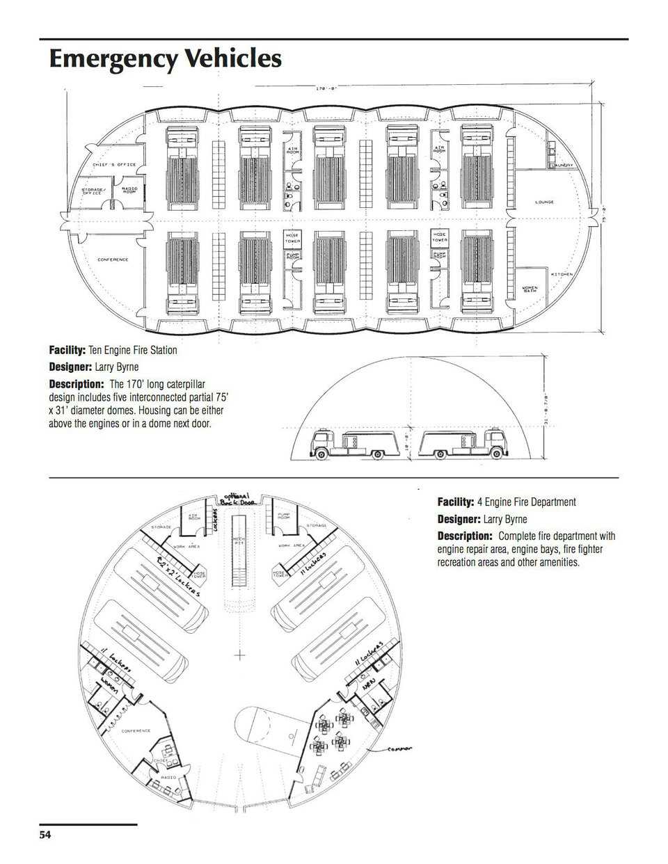 Sample pages – Emergency Vehicles prototype