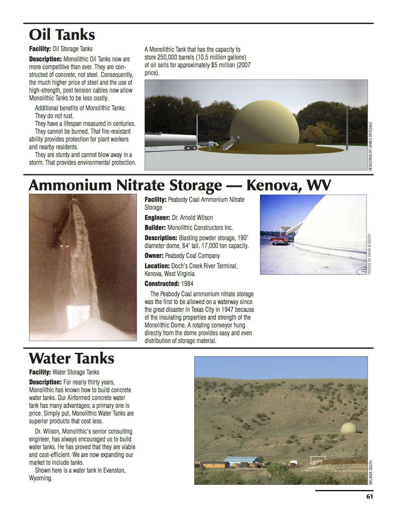 Sample pages – Oil Tanks