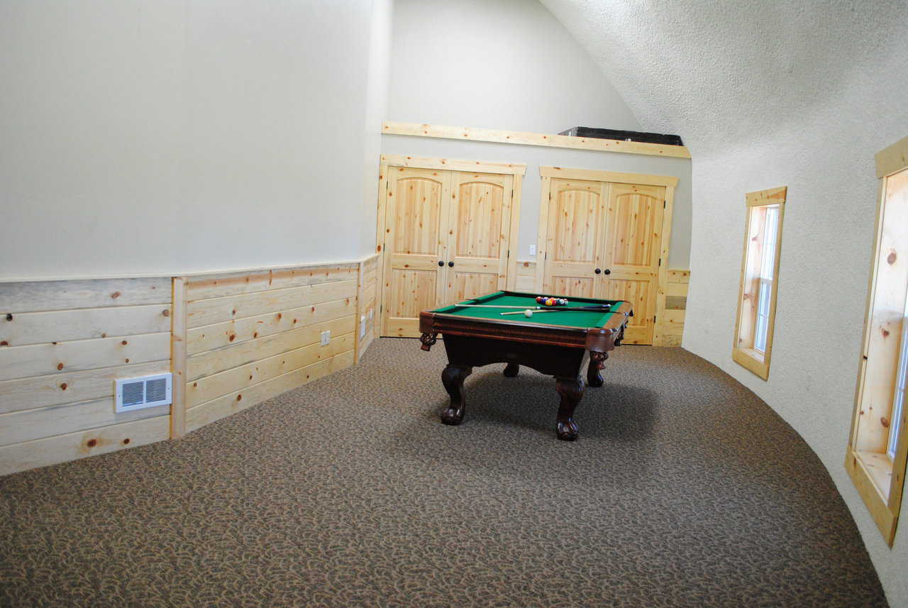 This dome includes several play areas.