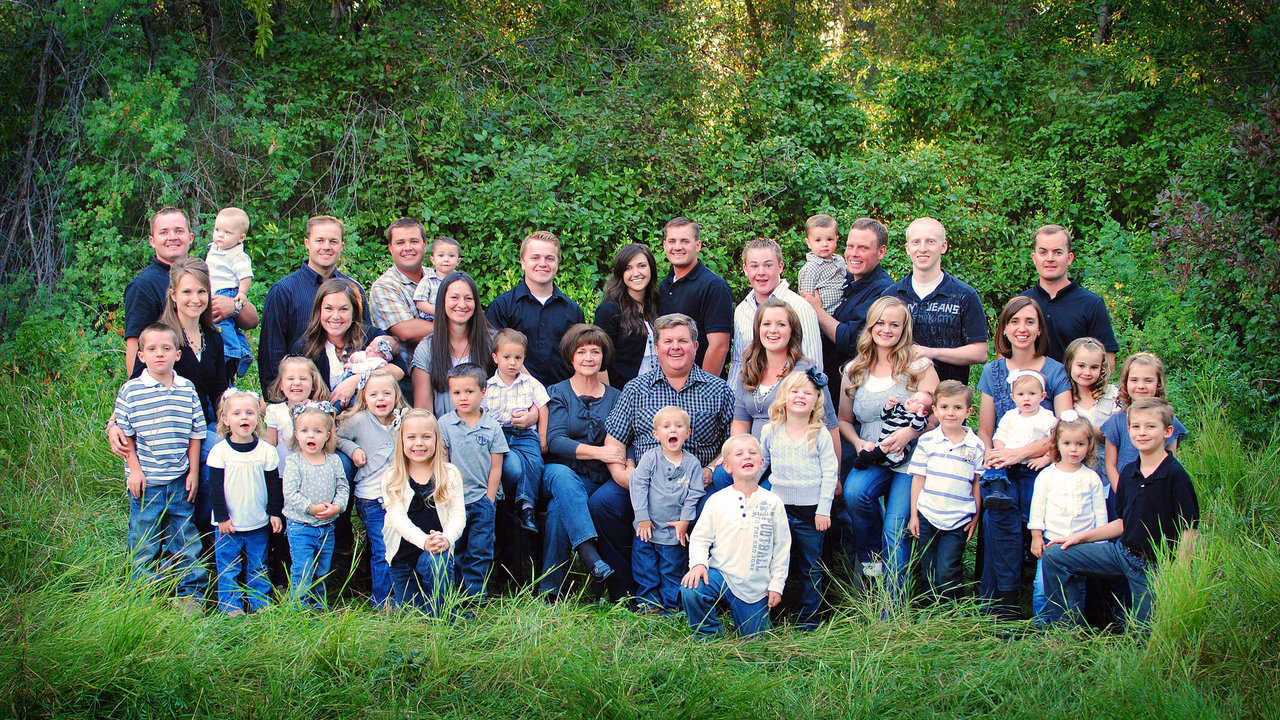 A recent photo of the Randy South Family has Karen and Randy in the center, surrounded by their sons and daughters-in-law, daughters and sons-in-law, and grandchildren. Can you see the need for the South Sawmill Lodge for reunions?