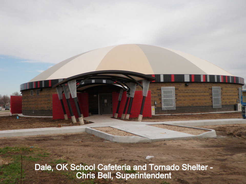 Architect Michael McCoy said that they used an impact-resistant glazing system for the dome’s six windows.