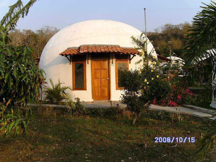 This Ecoshell I was done before we knew that Basalt reinforcing was available. We always recommend Basalt on Ecoshells. If water gets through the paint and into the concrete, steel rebar will rust and bust the concrete. We do not have that problem with Basalt.