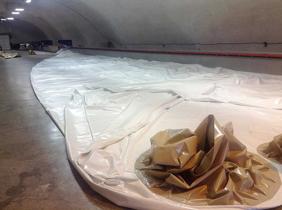Airform pictured before it left the factory in Italy, Texas.