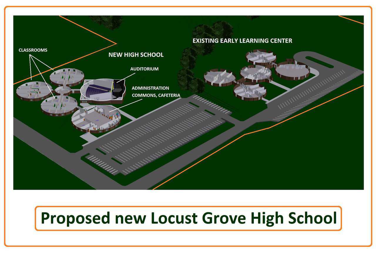 Locust Grove is in tornado alley. The community chose Monolithic Domes because of the domes’ ability to withstand a tornado.
See: http://www.monolithic.com/stories/feature-school-locust-grove-oklahoma