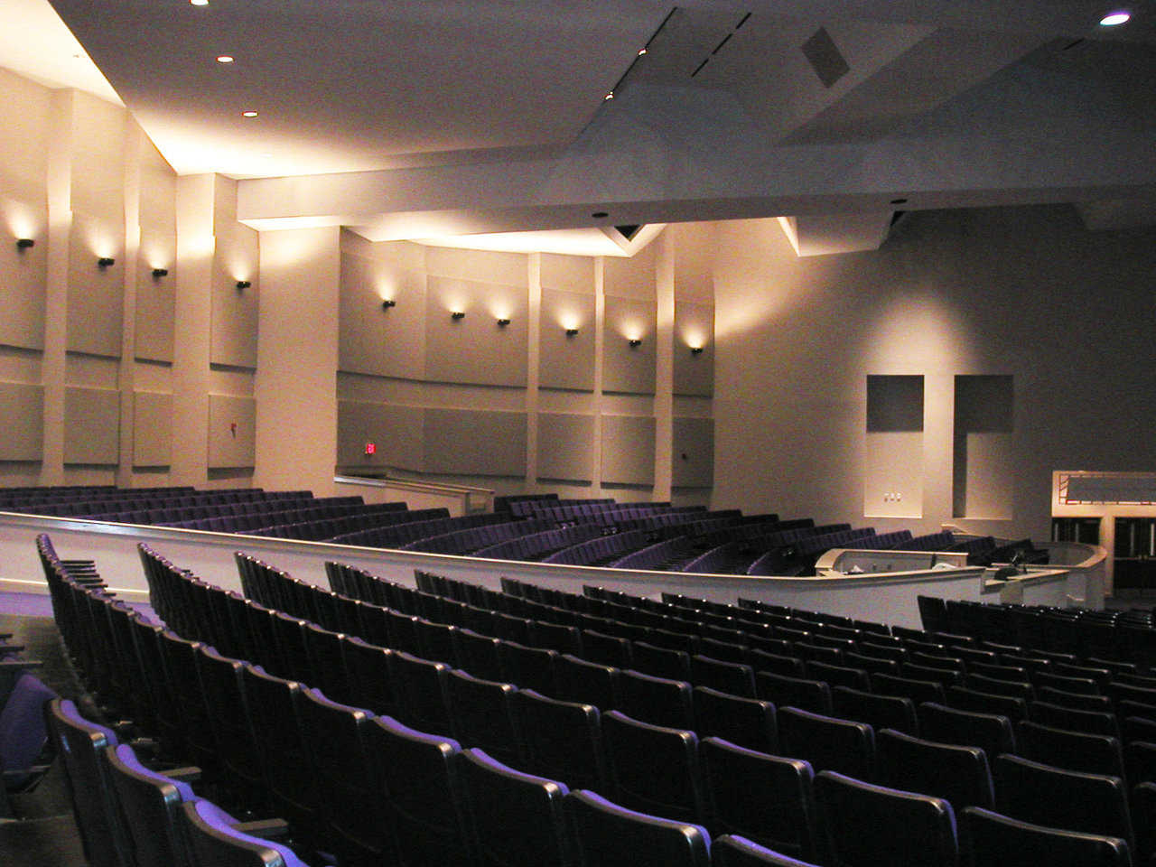 Sanctuary — It has a seating capacity for approximately 3,000.