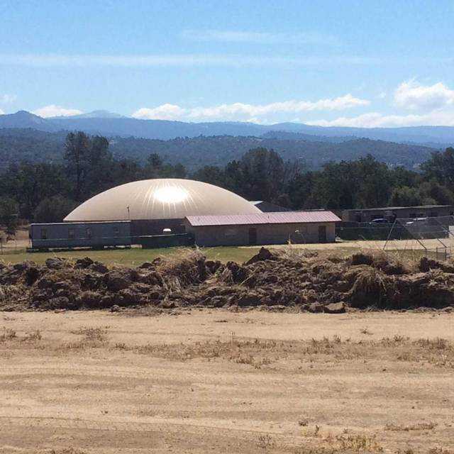 Wasuma Elementary School gymnasium under construction.