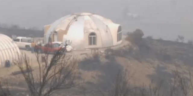 John Belles home after the wildfire.