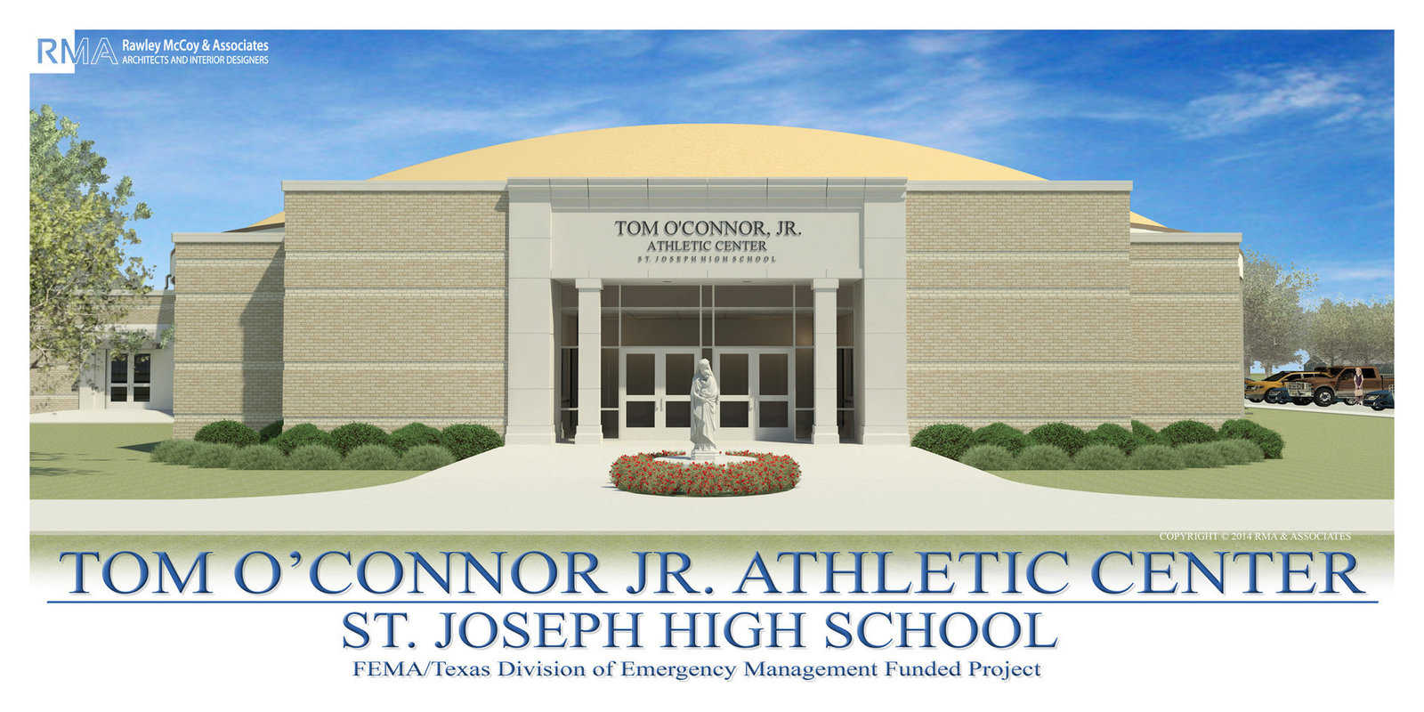 Domed Safe Rooms Disguised As Gymnasium Cafeteria And