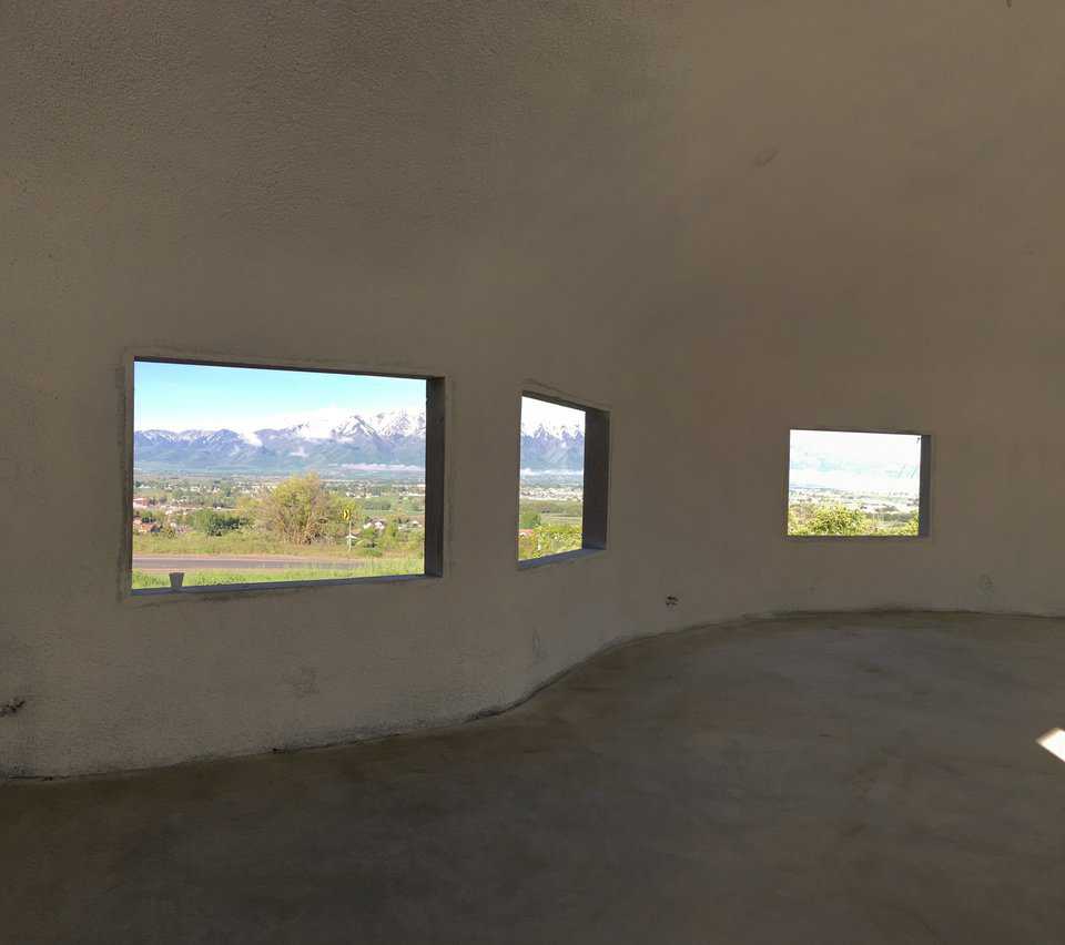 View out the windows on the southwest side of the house.