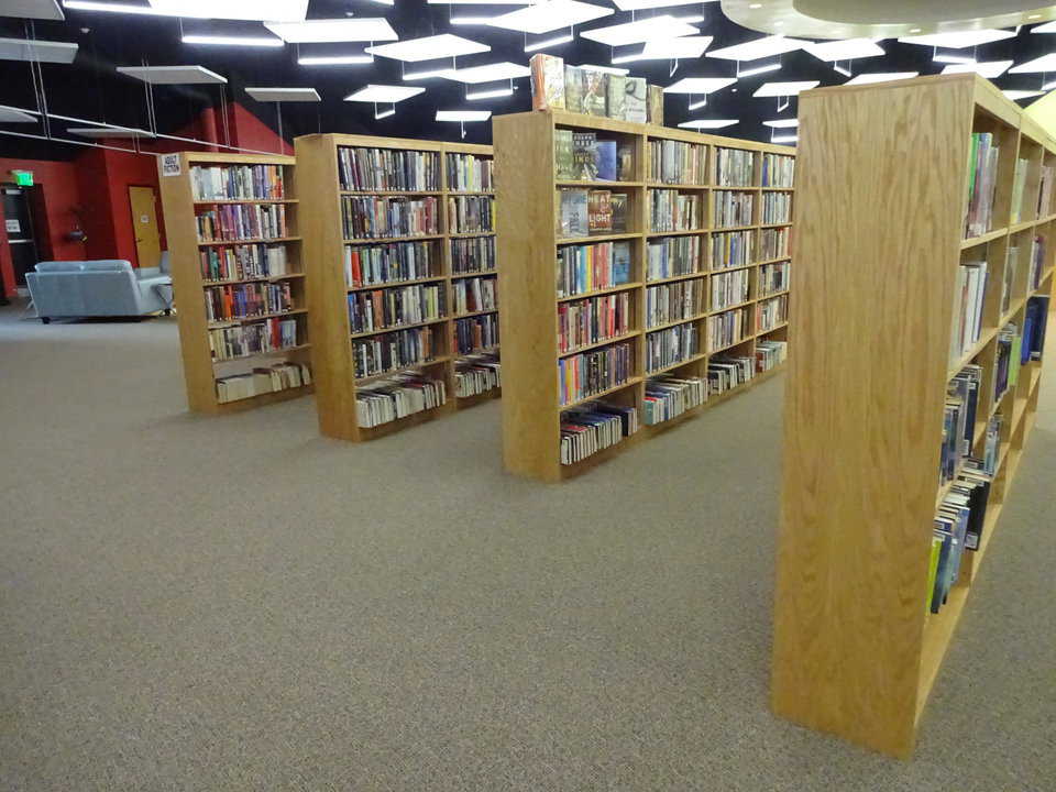 Handmade oak bookshelves