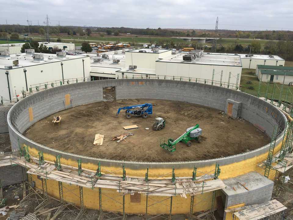 Dome before roof