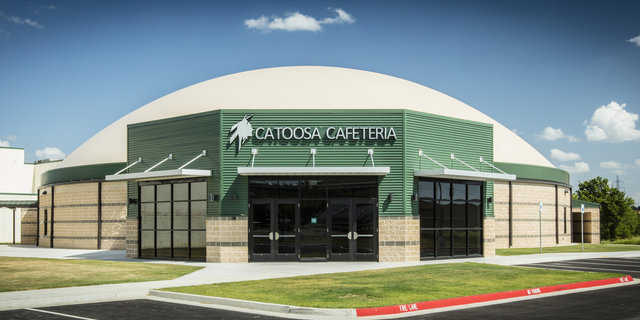 Cafeteria dome entrance